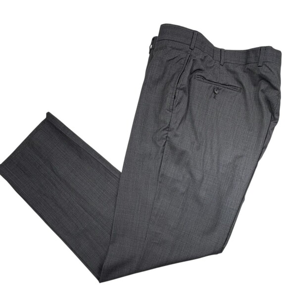 Brooks Brothers Madison 1865 REDA Italian Wool Pants Micro Check Italy 38x32 - Picture 1 of 16